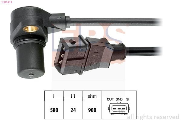 EPS 1.953.215: Andur, väntvõll Made in Italy - OE Equivalent