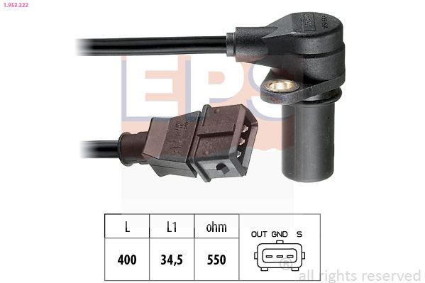 EPS 1.953.222: Andur, väntvõll Made in Italy - OE Equivalent