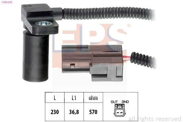 EPS 1.953.233: Pööreteandur, automaatk.kast Made in Italy - OE Equivalent