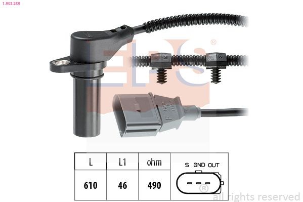 EPS 1.953.259: Andur, väntvõll Made in Italy - OE Equivalent
