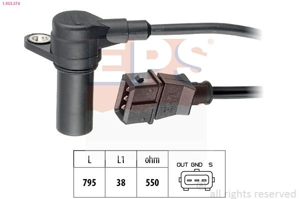 EPS 1.953.274: Andur, väntvõll Made in Italy - OE Equivalent