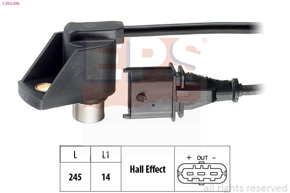 EPS 1.953.286: Andur, Nukkvõllipositsioon Made in Italy - OE Equivalent