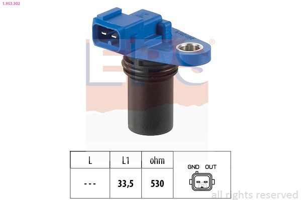 EPS 1.953.302: Andur, Nukkvõllipositsioon Made in Italy - OE Equivalent