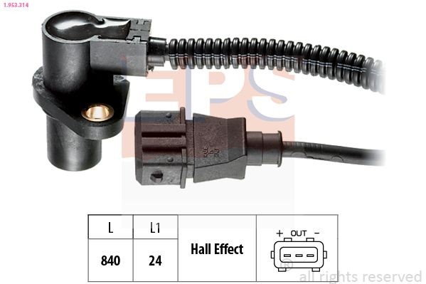 EPS 1.953.314: Andur, väntvõll Made in Italy - OE Equivalent