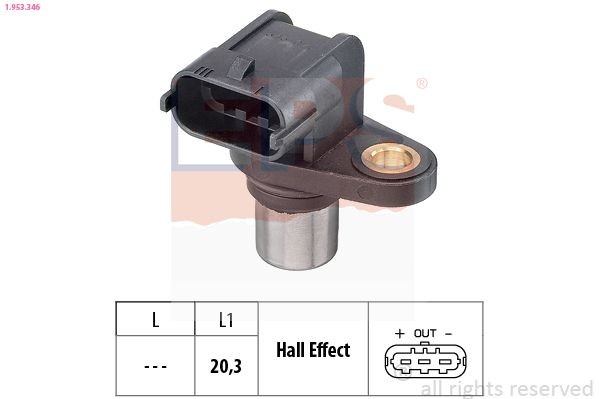 EPS 1.953.346: Andur, Nukkvõllipositsioon Made in Italy - OE Equivalent