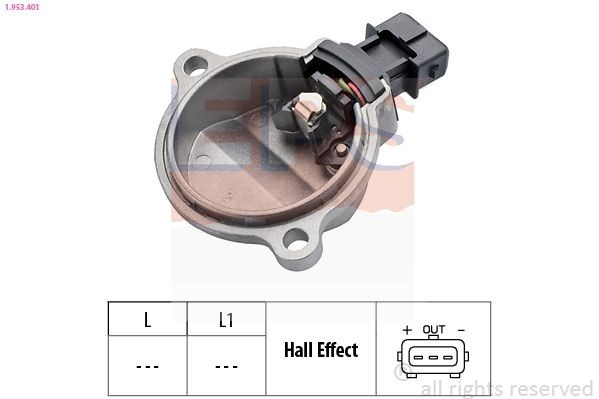 EPS 1.953.401: Jutiklis, skirstomojo veleno padėtis Made in Italy - OE Equivalent
