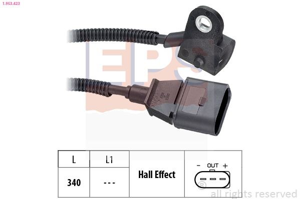 EPS 1.953.423: Andur, Nukkvõllipositsioon Made in Italy - OE Equivalent