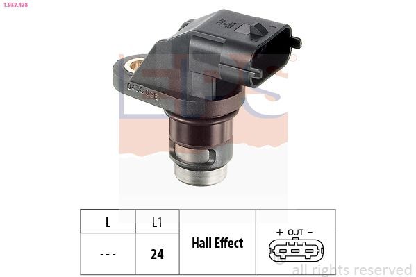EPS 1.953.438: Andur, Nukkvõllipositsioon Made in Italy - OE Equivalent