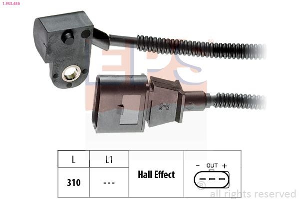 EPS 1.953.456: Andur, Nukkvõllipositsioon Made in Italy - OE Equivalent