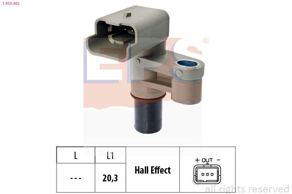 EPS 1.953.462: Andur, Nukkvõllipositsioon Made in Italy - OE Equivalent