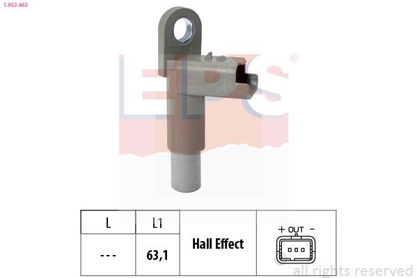 EPS 1.953.463: Andur, Nukkvõllipositsioon Made in Italy - OE Equivalent