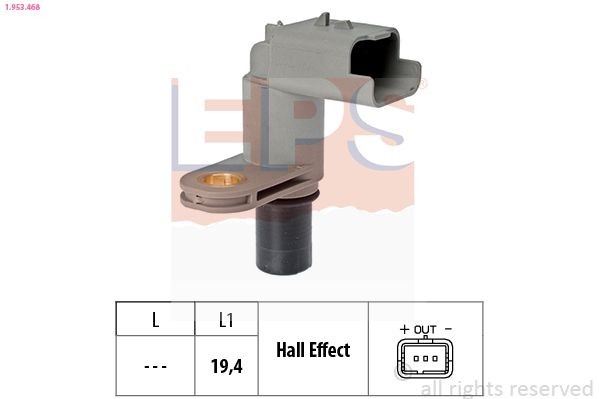 EPS 1.953.468: Andur, Nukkvõllipositsioon Made in Italy - OE Equivalent