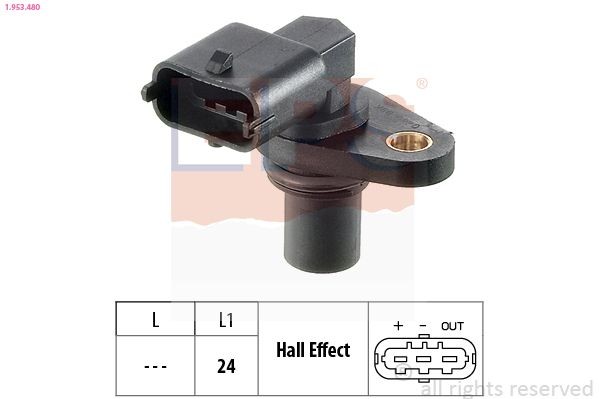 EPS 1.953.480: Andur, Nukkvõllipositsioon Made in Italy - OE Equivalent