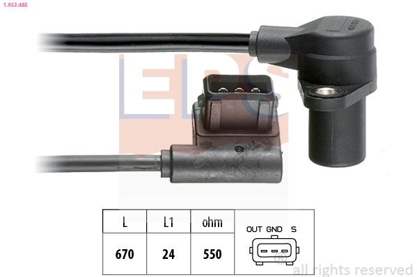 EPS 1.953.485: Andur, väntvõll Made in Italy - OE Equivalent
