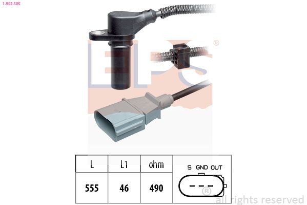 EPS 1.953.505: Andur, väntvõll Made in Italy - OE Equivalent
