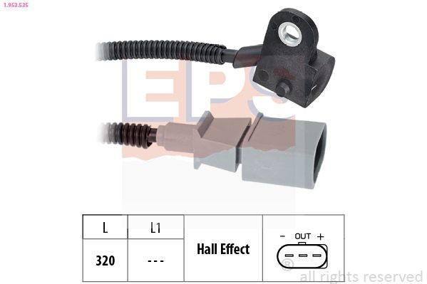 EPS 1.953.535: Andur, Nukkvõllipositsioon Made in Italy - OE Equivalent