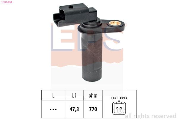 EPS 1.953.538: Andur, väntvõll Made in Italy - OE Equivalent