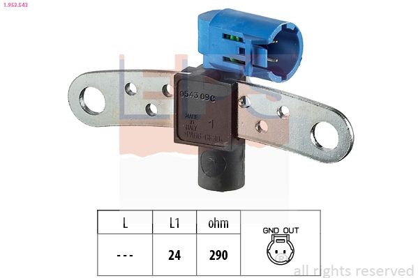 EPS 1.953.543: Andur, väntvõll Made in Italy - OE Equivalent