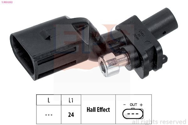 EPS 1.953.552: Andur, väntvõll Made in Italy - OE Equivalent