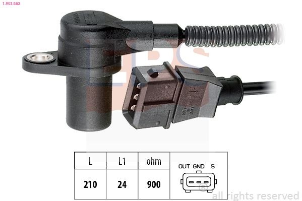 EPS 1.953.562: Andur, väntvõll Made in Italy - OE Equivalent