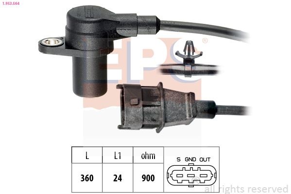EPS 1.953.564: Andur, väntvõll Made in Italy - OE Equivalent