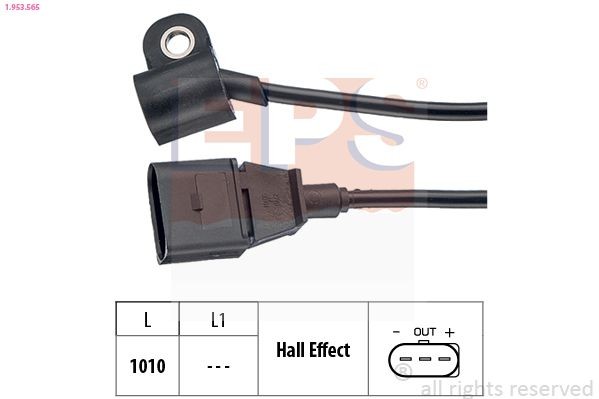 EPS 1.953.565: Andur, Nukkvõllipositsioon Made in Italy - OE Equivalent