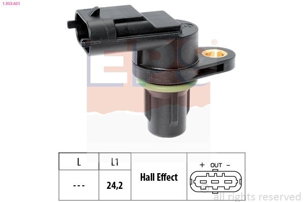 EPS 1.953.651: Andur, Nukkvõllipositsioon Made in Italy - OE Equivalent