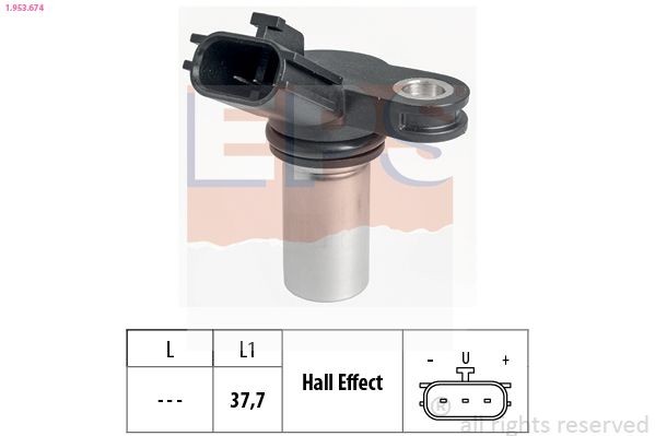 EPS 1.953.674: Andur, Nukkvõllipositsioon Made in Italy - OE Equivalent