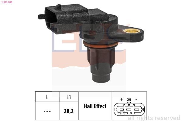 EPS 1.953.700: Andur, Nukkvõllipositsioon Made in Italy - OE Equivalent