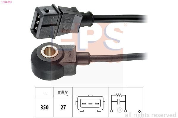 EPS 1.957.051: Sensor de detonaciones Made in Italy - OE Equivalent