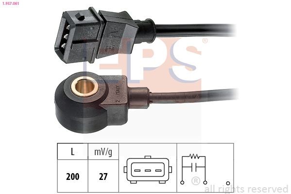 EPS 1.957.061: Detonacijos jutiklis Made in Italy - OE Equivalent