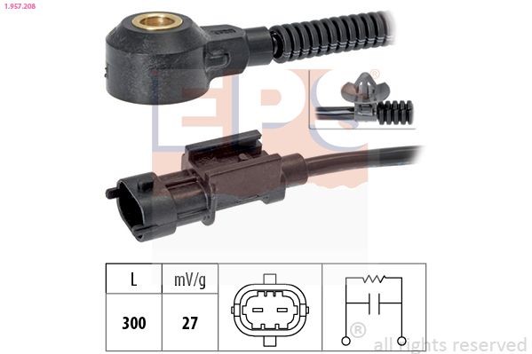 EPS 1.957.208: Detonacijos jutiklis Made in Italy - OE Equivalent