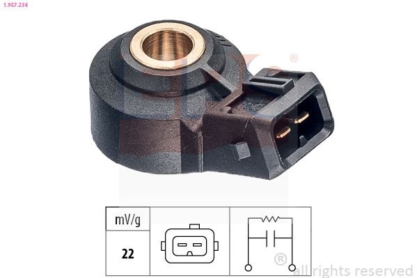 EPS 1.957.234: Senzor klepání Made in Italy - OE Equivalent