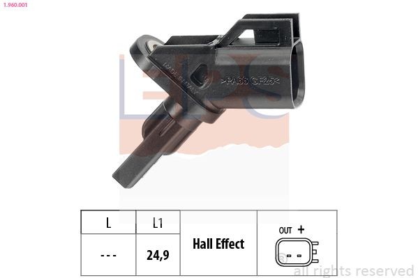 EPS 1.960.001: Andur, rattapöörete arv Made in Italy - OE Equivalent
