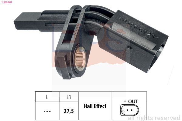 EPS 1.960.007: Andur, rattapöörete arv Made in Italy - OE Equivalent