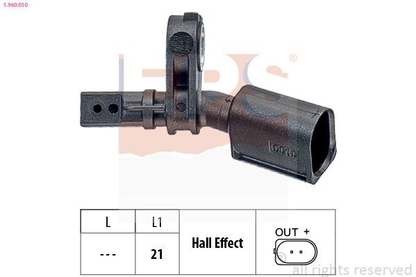 EPS 1.960.010: Andur, rattapöörete arv Made in Italy - OE Equivalent