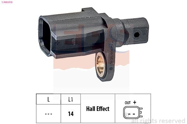 EPS 1.960.018: Andur, rattapöörete arv Made in Italy - OE Equivalent