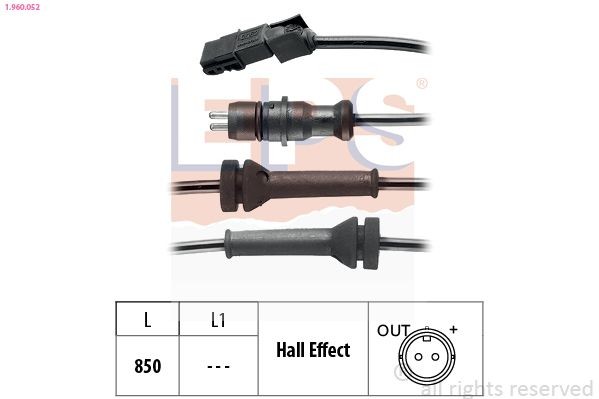 EPS 1.960.052: Andur, rattapöörete arv Made in Italy - OE Equivalent