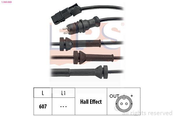 EPS 1.960.069: Andur, rattapöörete arv Made in Italy - OE Equivalent