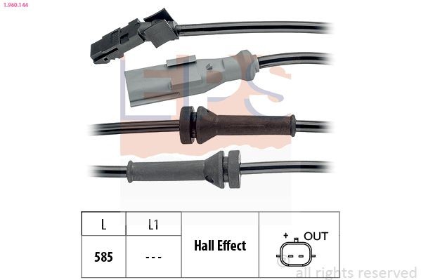 EPS 1.960.144: Andur, rattapöörete arv Made in Italy - OE Equivalent