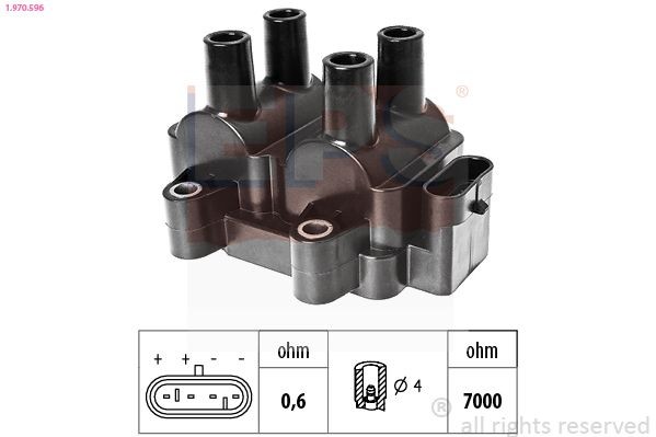 EPS 1.970.344: Aizdedzes spole Made in Italy - OE Equivalent