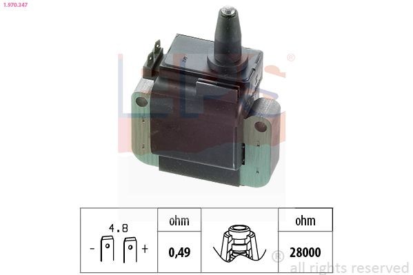 EPS 1.970.347: Bobina de inductie Made in Italy - OE Equivalent