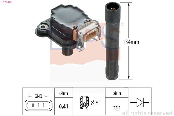 EPS 1.970.422: Süütepool Made in Italy - OE Equivalent