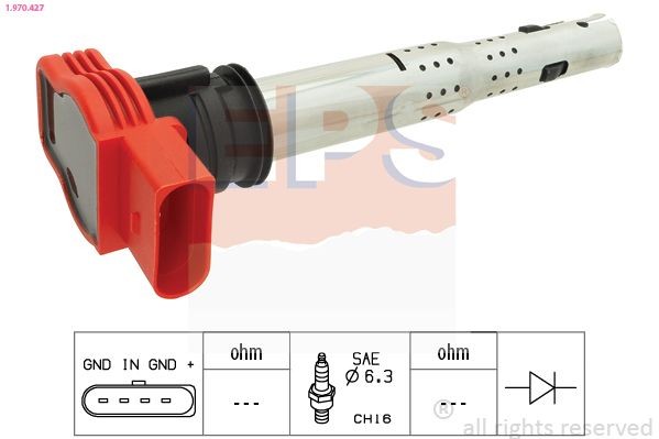 EPS 1.970.427: Süütepool Made in Italy - OE Equivalent
