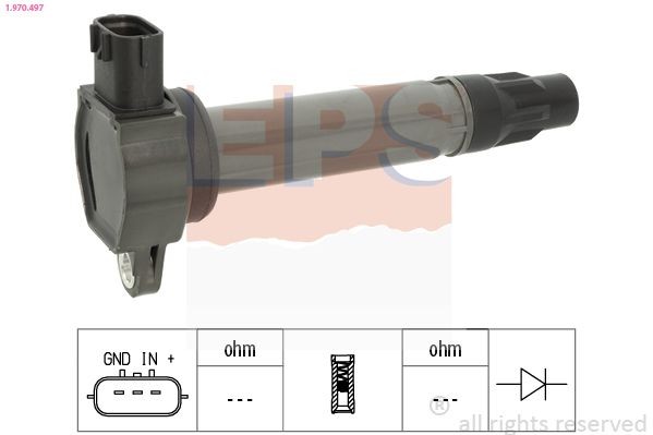 EPS 1.970.497: Uždegimo ritė Made in Italy - OE Equivalent