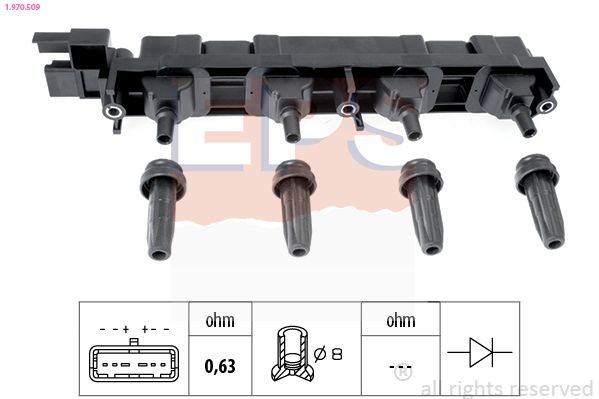 EPS 1.970.509: Aizdedzes spole OE Equivalent