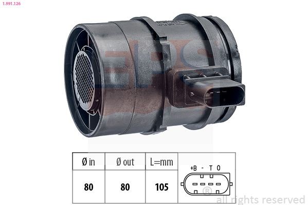 EPS 1.991.126: Õhumassimõõtja Made in Italy - OE Equivalent