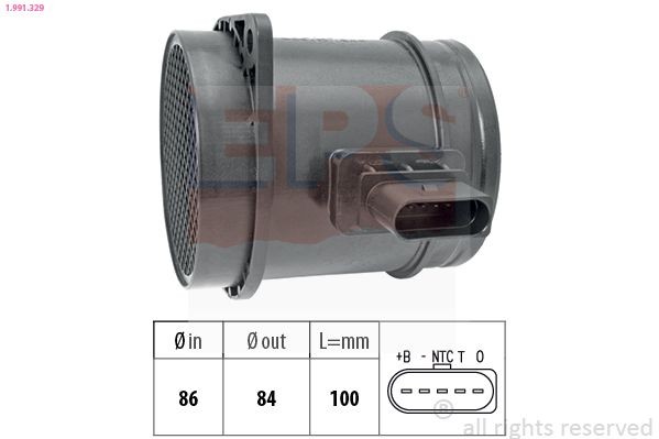 EPS 1.991.329: Õhumassimõõtja Made in Italy - OE Equivalent