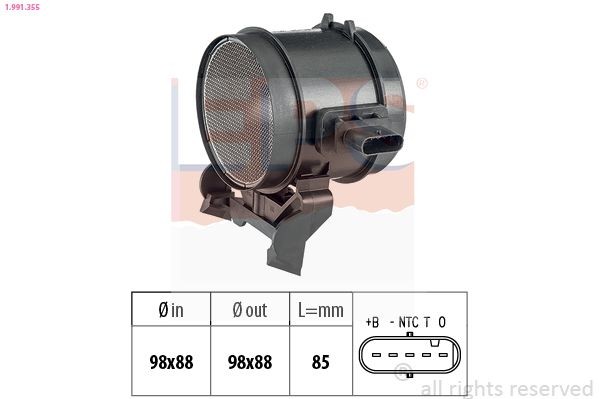 EPS 1.991.355: Õhumassimõõtja Made in Italy - OE Equivalent