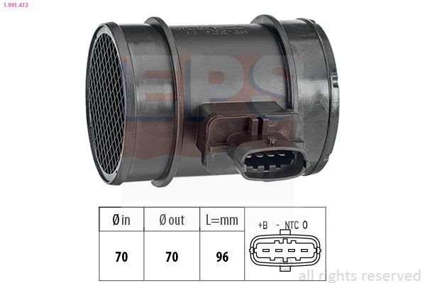 EPS 1.991.413: Õhumassimõõtja Made in Italy - OE Equivalent